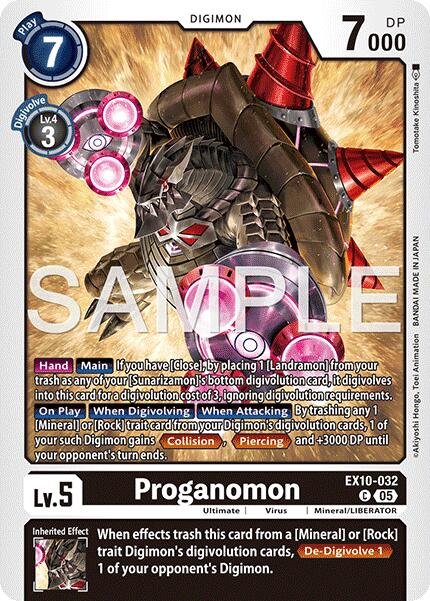 Proganomon [EX10-032 C] [Sinister Order]