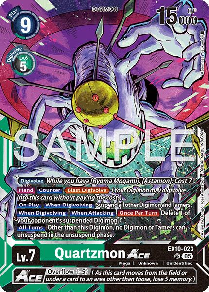 Quartzmon ACE [EX10-023 SR] [Sinister Order] Foil