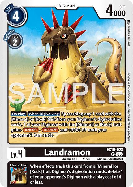 Landramon [EX10-028 C] [Sinister Order]