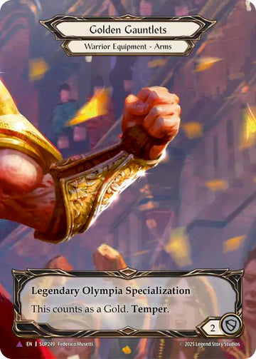 Golden Gauntlets (Marvel) [SUP249] [Super Slam] Cold Foil
