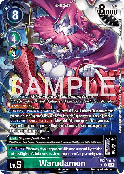Warudamon (Alternate Art) [EX10-019 SR] [Sinister Order] Foil