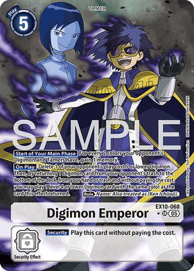 Digimon Emperor (Alternate Art) [EX10-068 SR] [Sinister Order] Foil