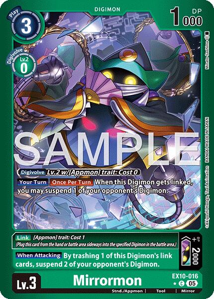 Mirrormon (Limited Foil) [EX10-016 C] [Sinister Order] Foil