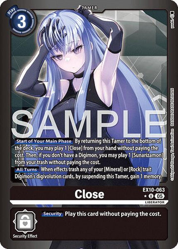 Close (Limited Foil) [EX10-063 U] [Sinister Order] Foil
