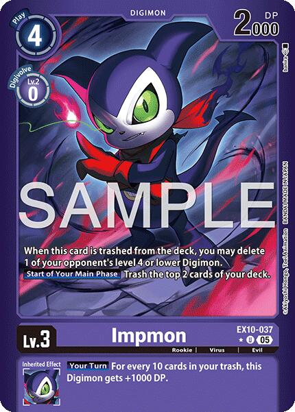 Impmon (Limited Foil) [EX10-037 U] [Sinister Order] Foil