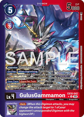 GulusGammamon (Limited Foil) [EX10-042 U] [Sinister Order] Foil