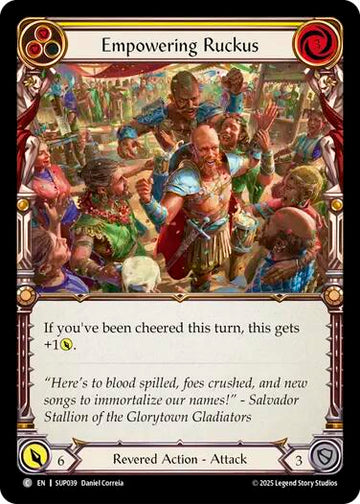 Empowering Ruckus [SUP039] [Super Slam] Rainbow Foil