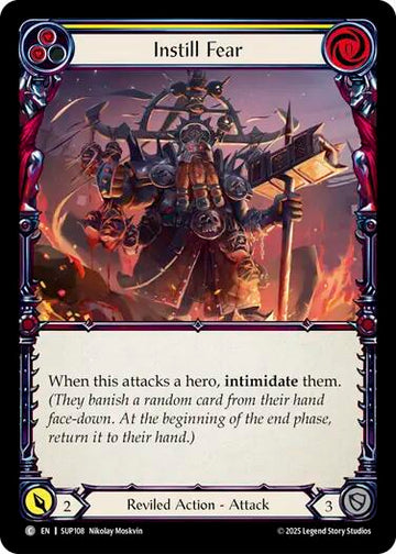 Instill Fear (Yellow) [SUP108] [Super Slam]