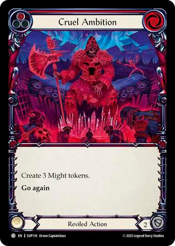 Cruel Ambition [SUP118] [Super Slam] Rainbow Foil