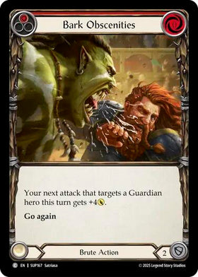 Bark Obscenities [SUP167] [Super Slam] Rainbow Foil