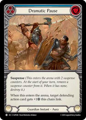 Dramatic Pause (Blue) [SUP200] [Super Slam] Rainbow Foil