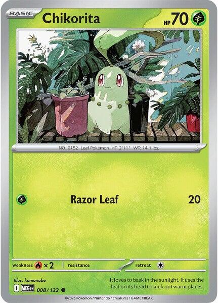 Chikorita [008/132] [Mega Evolution] Reverse Holofoil