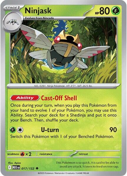 Ninjask [017/132] [Mega Evolution] Reverse Holofoil