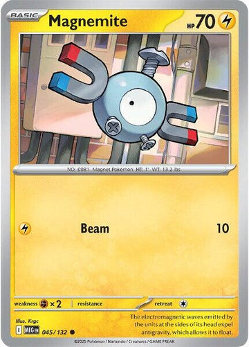 Magnemite [045/132] [Mega Evolution] Reverse Holofoil