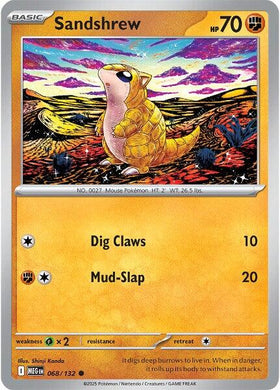 Sandshrew [068/132] [Mega Evolution] Reverse Holofoil
