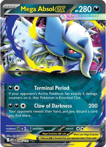 Mega Absol ex [086/132] [Mega Evolution] Holofoil