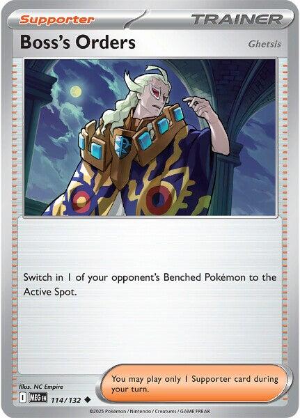 Boss's Orders [Ghetsis] [114/132] [Mega Evolution] Reverse Holofoil