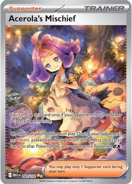 Acerola's Mischief [183/132] [Mega Evolution] Holofoil