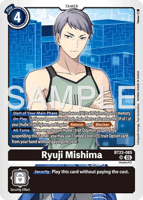 Ryuji Mishima [BT23-085 SR] [Hackers' Slumber] Foil