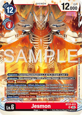 Jesmon [BT23-013 SR] [Hackers' Slumber] Foil