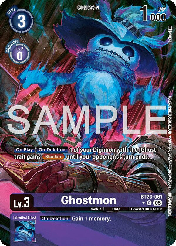 Ghostmon (Hacker's Slumber Box Promotion Pack) [BT23-061 C] [Hackers' Slumber]
