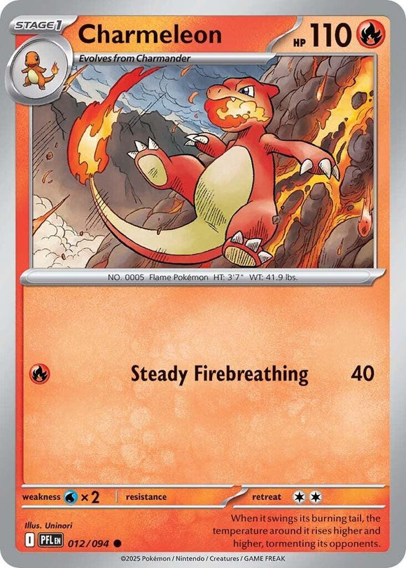 Charmeleon [012/094] [Phantasmal Flames] Reverse Holofoil
