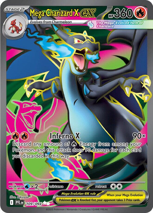 Mega Charizard X ex [109/094] [Phantasmal Flames] Holofoil