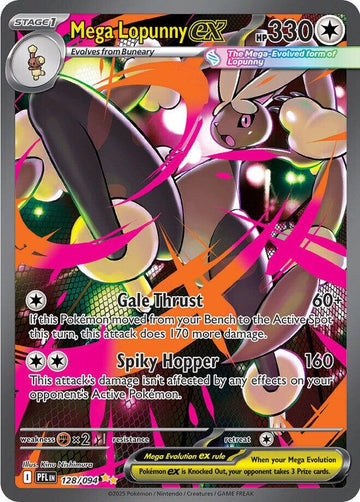 Mega Lopunny ex [128/094] [Phantasmal Flames] Holofoil
