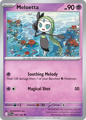 Meloetta [040/094] [Phantasmal Flames] Reverse Holofoil