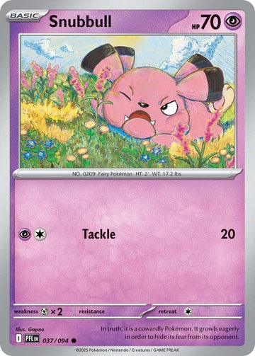 Snubbull [037/094] [Phantasmal Flames] Reverse Holofoil