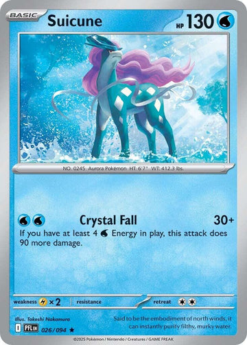 Suicune [026/094] [Phantasmal Flames] Reverse Holofoil
