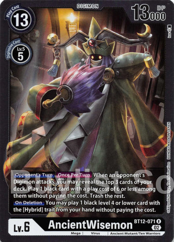 AncientWisemon [BT12-071] [Across Time] Foil