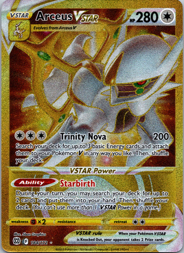 Arceus VSTAR (Secret) (184) [184/172] [Brilliant Stars] Holofoil