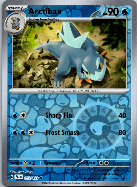 Arctibax - 059/193 [059/193] [Paldea Evolved] Reverse Holofoil
