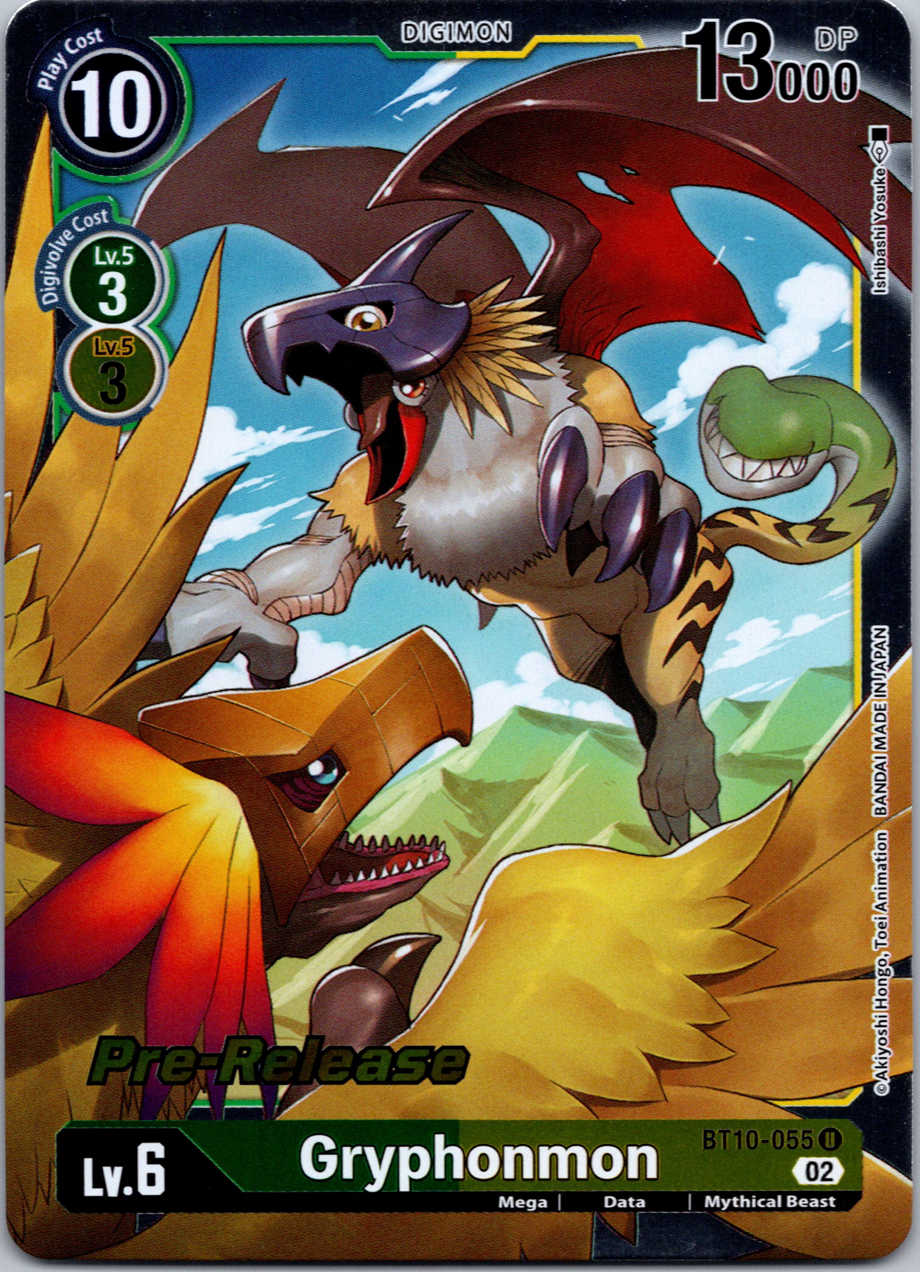 Gryphonmon [BT10-055] [Xros Encounter Pre-Release Cards] Normal