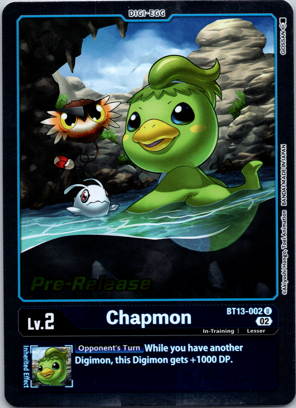 Chapmon [BT13-002] [Versus Royal Knight Pre-Release Cards] Foil