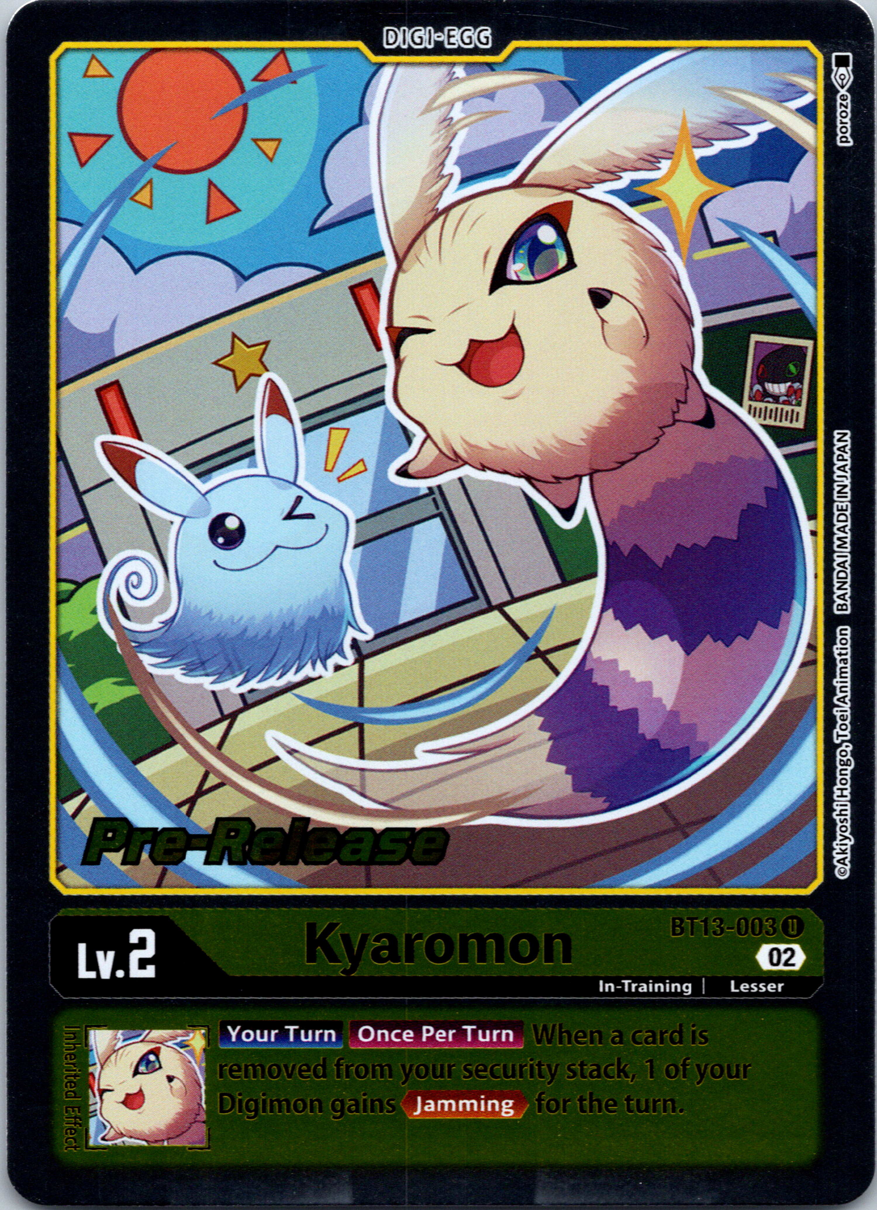 Kyaromon [BT13-003] [Versus Royal Knight Booster Pre-Release Cards] Foil