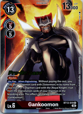 Gankoomon [BT13-019] [Versus Royal Knight Pre-Release Cards] Foil