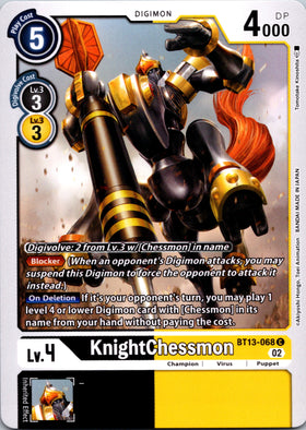 KnightChessmon BT13-068 [BT13-068] [Versus Royal Knights] Normal