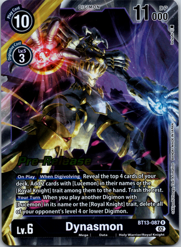 Dynasmon [BT13-087] [Versus Royal Knight Pre-Release Cards] Foil