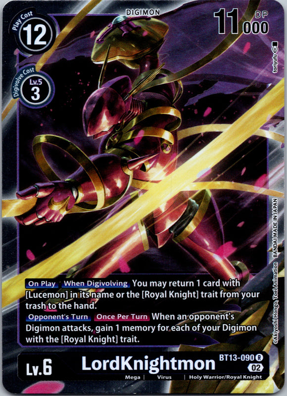 LordKnightmon [BT13-090] [Versus Royal Knights] Foil