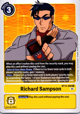 Richard Sampson [BT13-098] [Versus Royal Knights] Normal