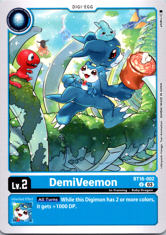 DemiVeemon [BT16-002-U] [Beginning Observer] Normal