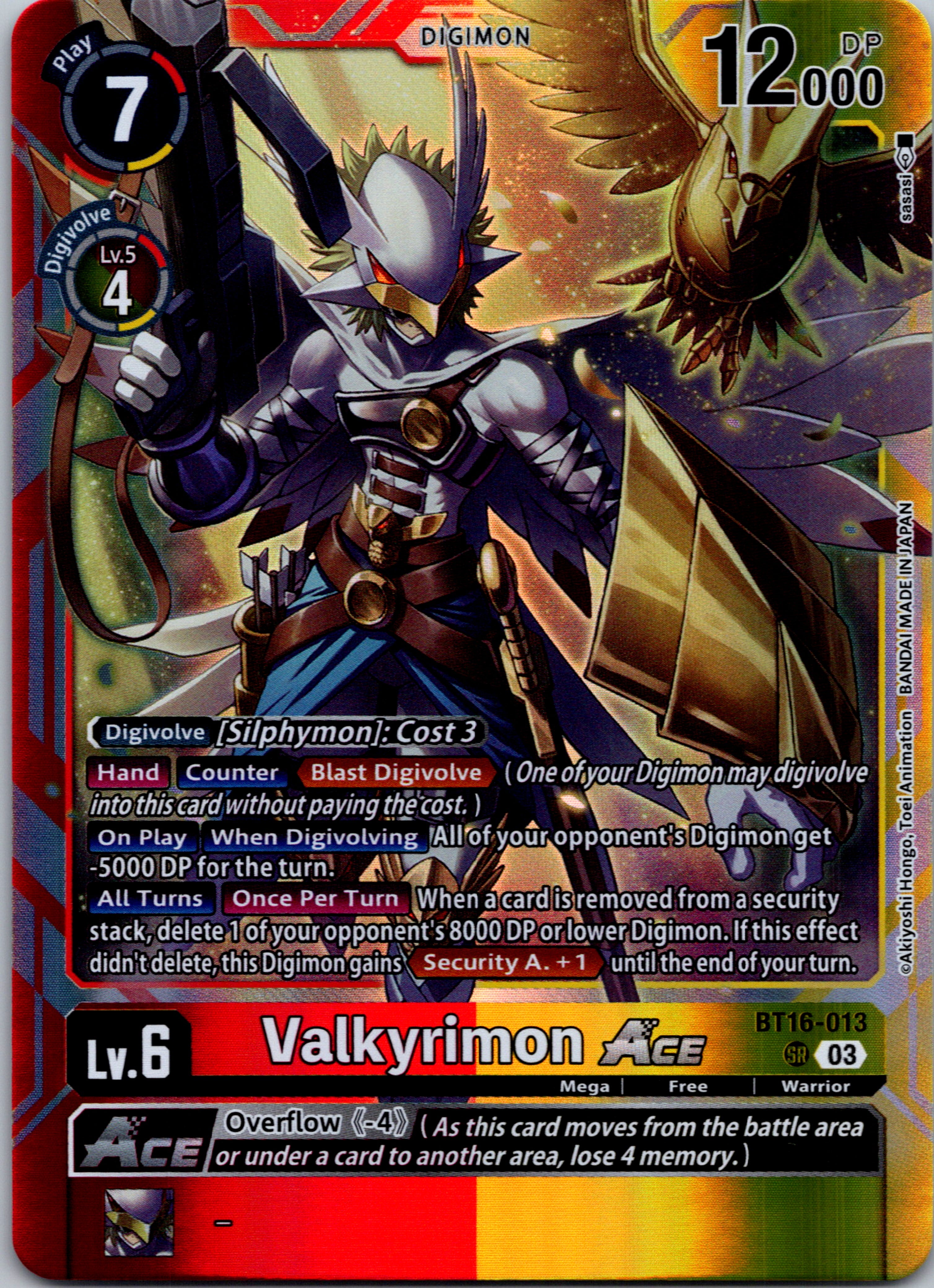 Valkyrimon ACE [BT16-013-SR] [Beginning Observer] Foil