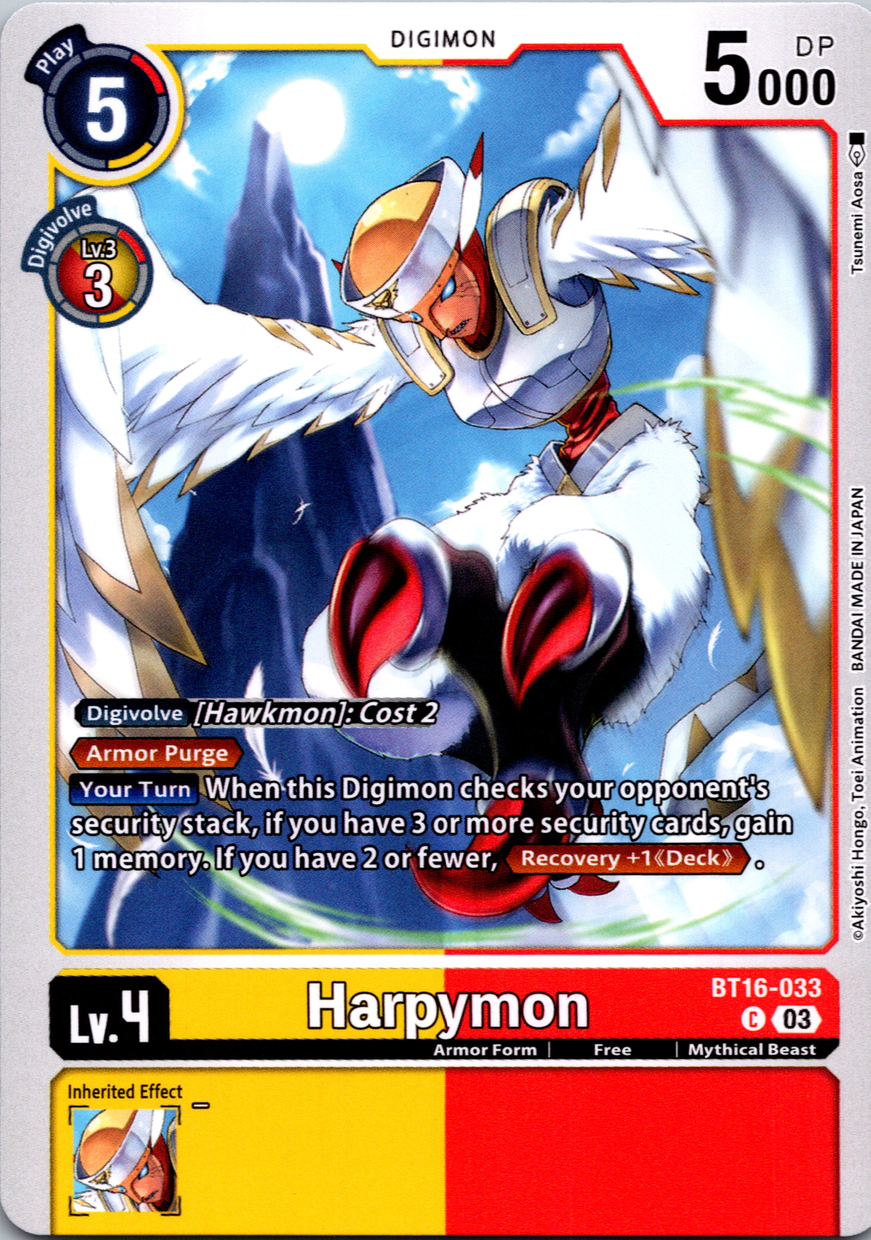 Harpymon [BT16-033-C] [Beginning Observer] Normal