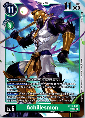 Achillesmon [BT16-047-U] [Beginning Observer] Normal