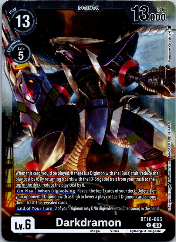 Darkdramon [BT16-065-R] [Beginning Observer] Foil