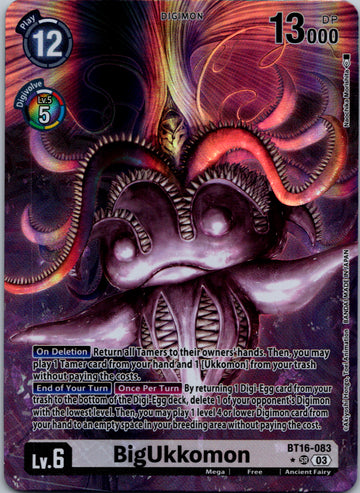 BigUkkomon (Alternate Art) [BT16-083 SR] [Beginning Observer] Foil