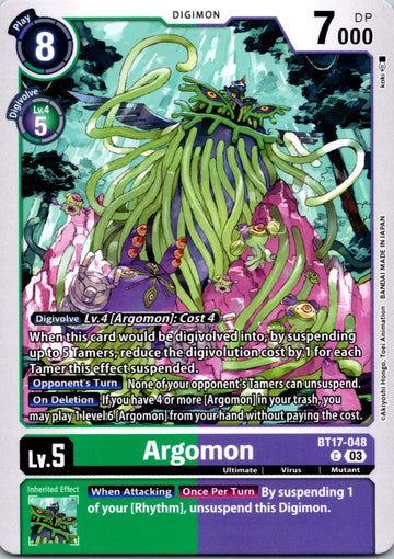 Argomon - BT17-048 [BT17-048-C] [Secret Crisis] Normal