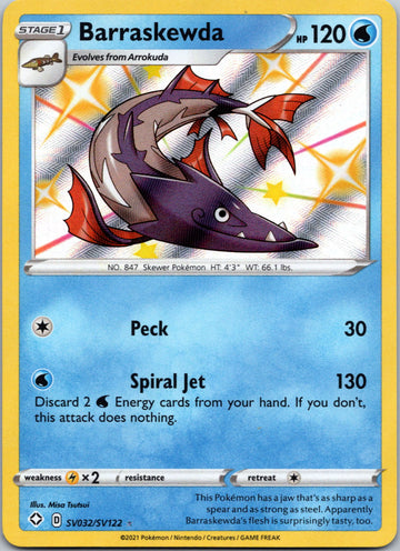 Barraskewda [SV032/SV122] [Shining Fates: Shiny Vault] Holofoil